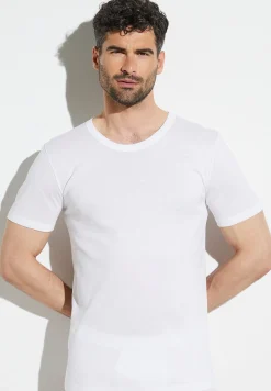 Business Class|T-Shirts-Zimmerli Business ClassT-Shirt à manches courtes - white