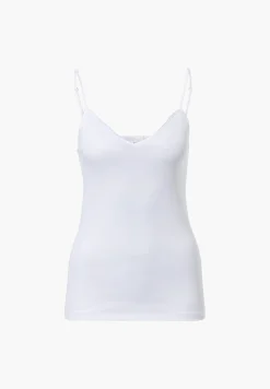 Cotton De Luxe|Tops Spaghettis-Zimmerli Cotton de LuxeCaraco fines bretelles - white