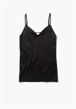 Cotton De Luxe|Tops Spaghettis-Zimmerli Cotton de LuxeCaraco fines bretelles - black
