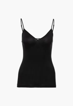 Cotton De Luxe|Tops Spaghettis-Zimmerli Cotton de LuxeCaraco fines bretelles - black