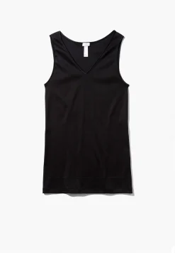 Cotton De Luxe|Tops-Zimmerli Cotton de LuxeTop - black