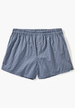 Boxershorts|Boxers-Zimmerli Cotton Poplin PrintBoxer Shorts - mini geo batic