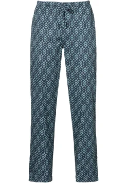 Pantalons|Pantalons-Zimmerli Cotton Sateen PrintPantalon - geo blues