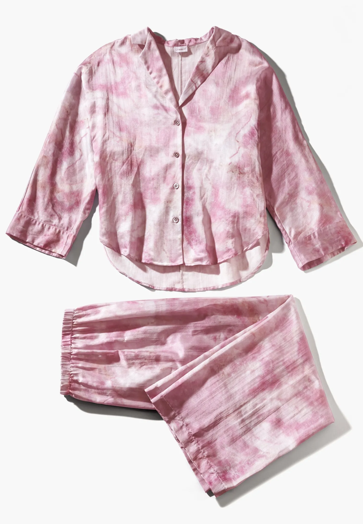 Pyjamas-Zimmerli Cotton/Silk PrintPyjama longues - shades of marble