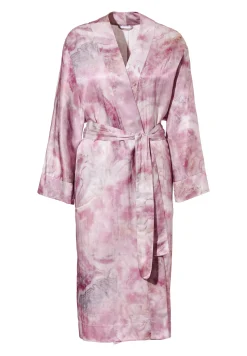 Peignoirs-Zimmerli Cotton/Silk PrintRobe de chambre longue - shades of marble