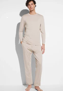 Pyjamas-Zimmerli Cozy ComfortPyjama longues - travertin