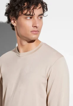 Pyjamas-Zimmerli Cozy ComfortPyjama longues - travertin