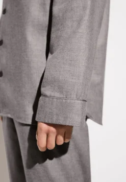 Pyjamas-Zimmerli Cozy FlannelPyjama lang - grau