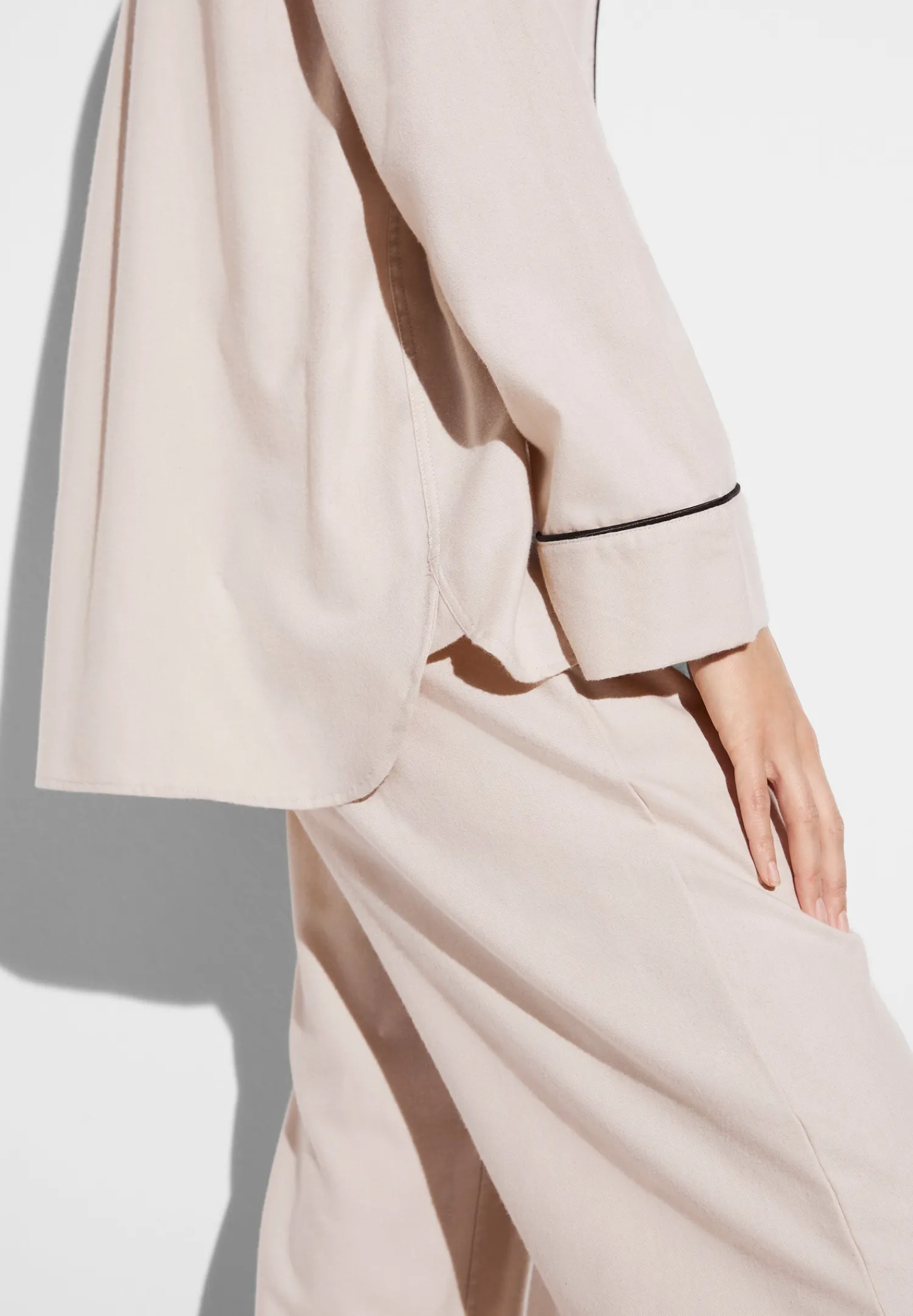 Pyjamas-Zimmerli Cozy FlannelPyjama longues - oat