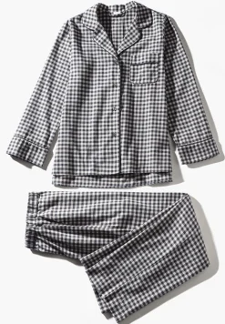 Pyjamas-Zimmerli Cozy FlannelPyjama longues - oat check