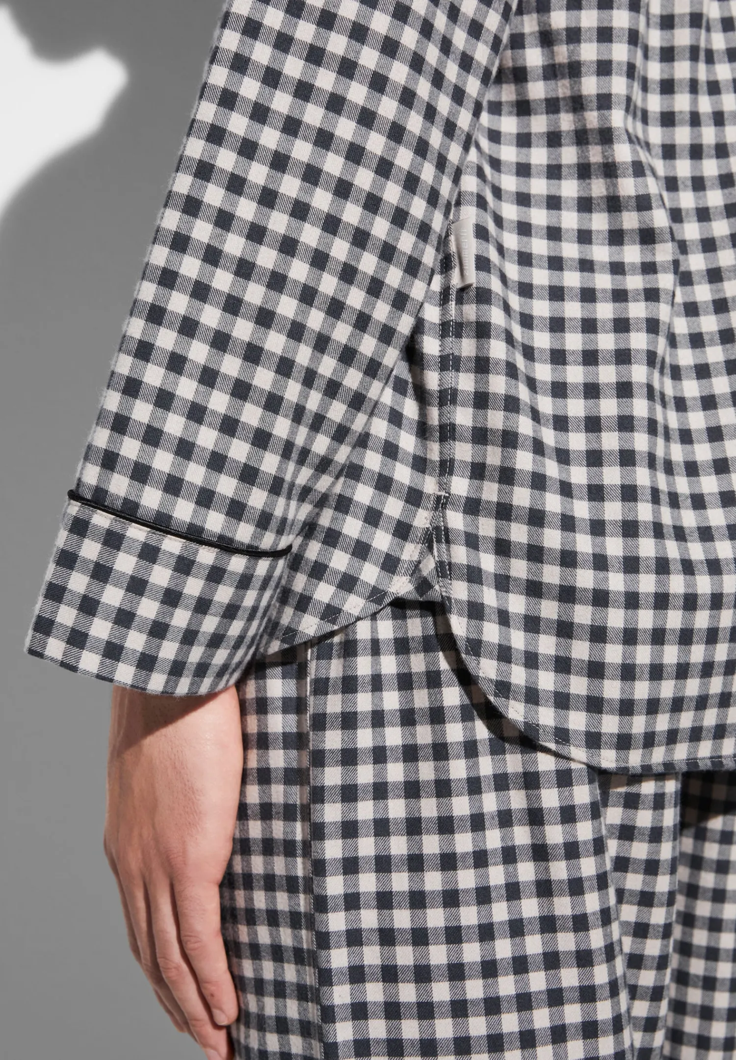 Pyjamas-Zimmerli Cozy FlannelPyjama longues - oat check