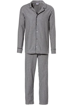 Pyjamas-Zimmerli Cozy FlannelPyjama longues - oat check
