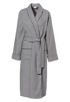 Peignoirs-Zimmerli Cozy FlannelRobe de chambre longue - oat check