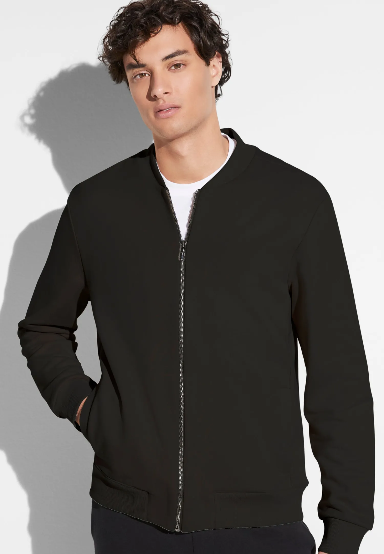 Vestes-Zimmerli Cozy LoungeVeston - black