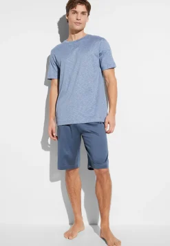 Pyjamas-Zimmerli FilodiscoziaPyjama court - blue