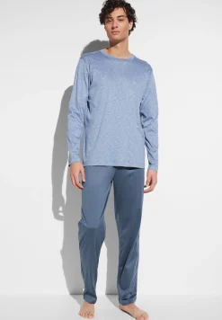 Pyjamas-Zimmerli FilodiscoziaPyjama longues - blue