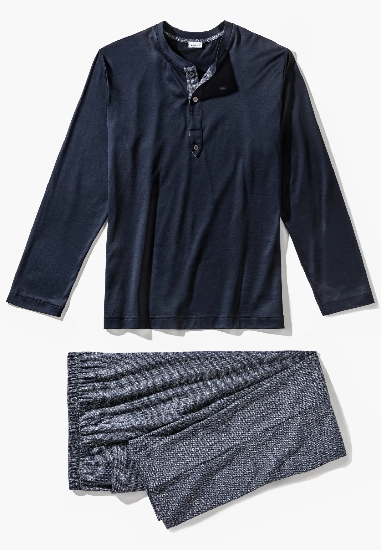 Pyjamas-Zimmerli FilodiscoziaPyjama longues - dark blue
