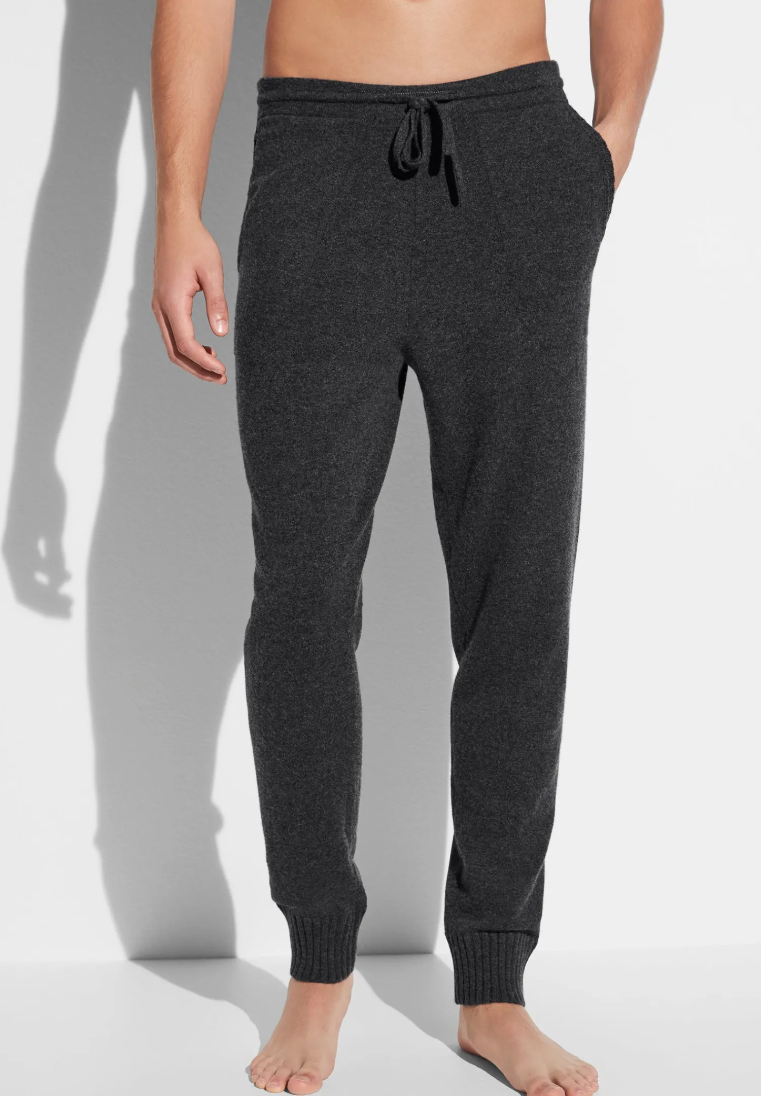 Pantalons|Pantalons-Zimmerli Luxury CashmerePantalon - anthrazit