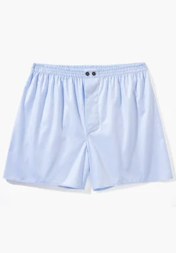 Boxershorts|Boxers-Zimmerli Luxury JacquardBoxer Shorts - light blue