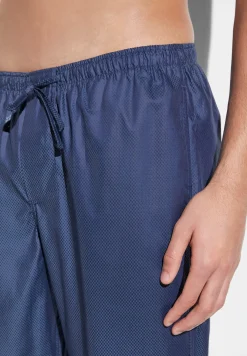 Pantalons|Pantalons-Zimmerli Luxury JacquardHose lang - dark blue