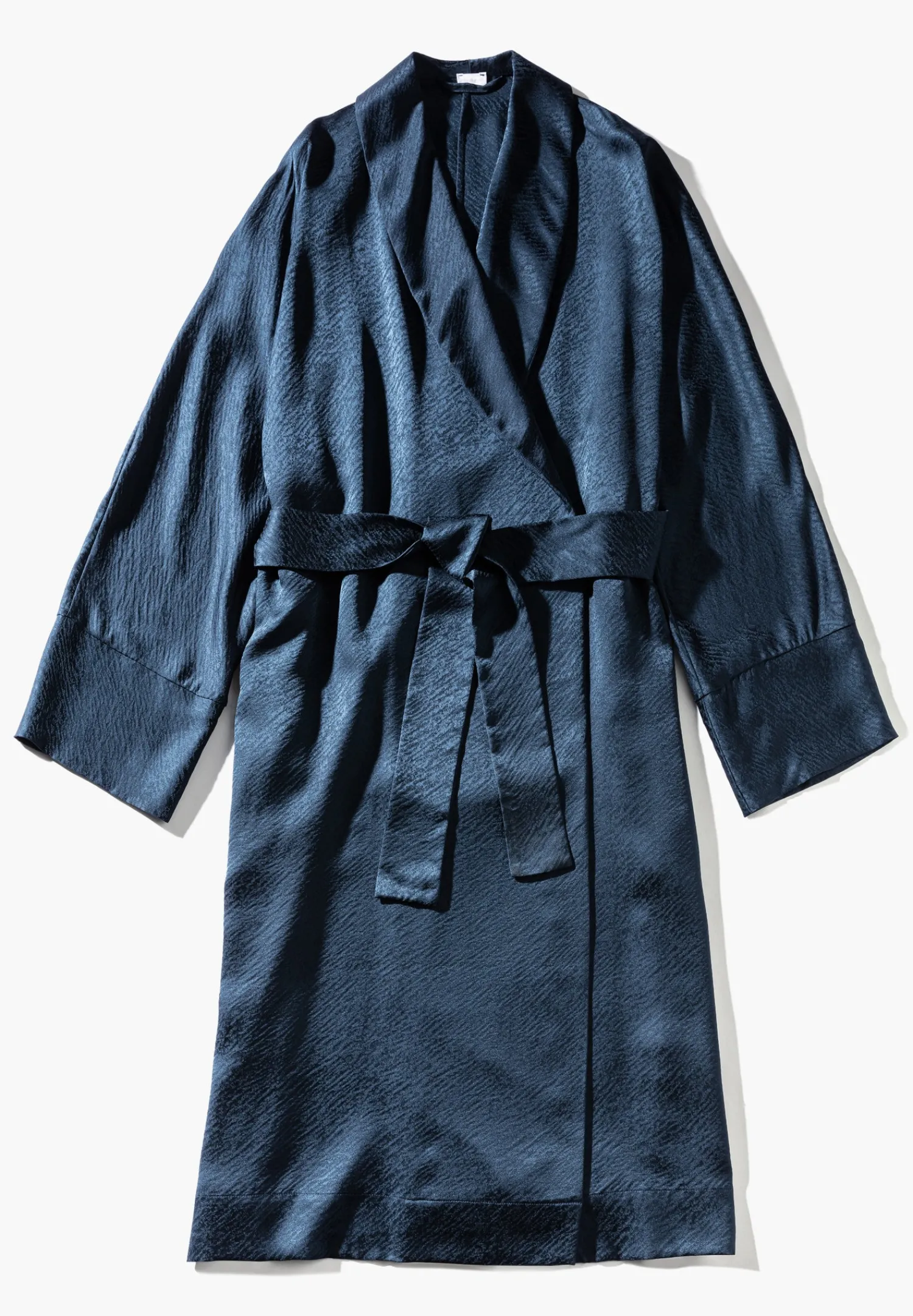 Peignoirs-Zimmerli Luxury SilkRobe de chambre longue - midnight navy