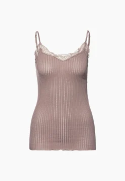 Maude Privé|Tops Spaghettis-Zimmerli Maude PrivéCaraco fines bretelles - mauve
