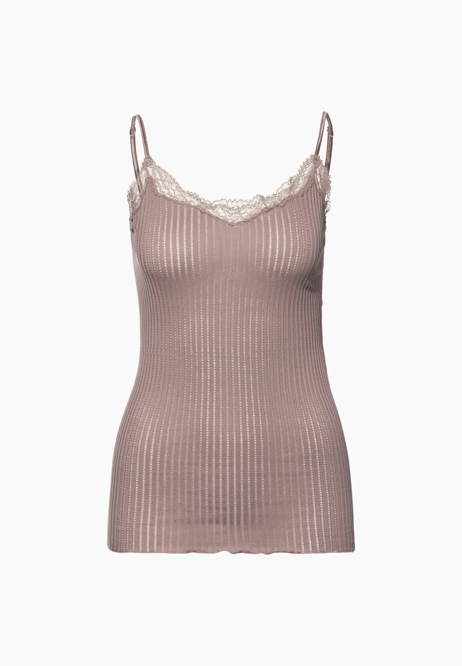 Maude Privé|Tops Spaghettis-Zimmerli Maude PrivéCaraco fines bretelles - mauve