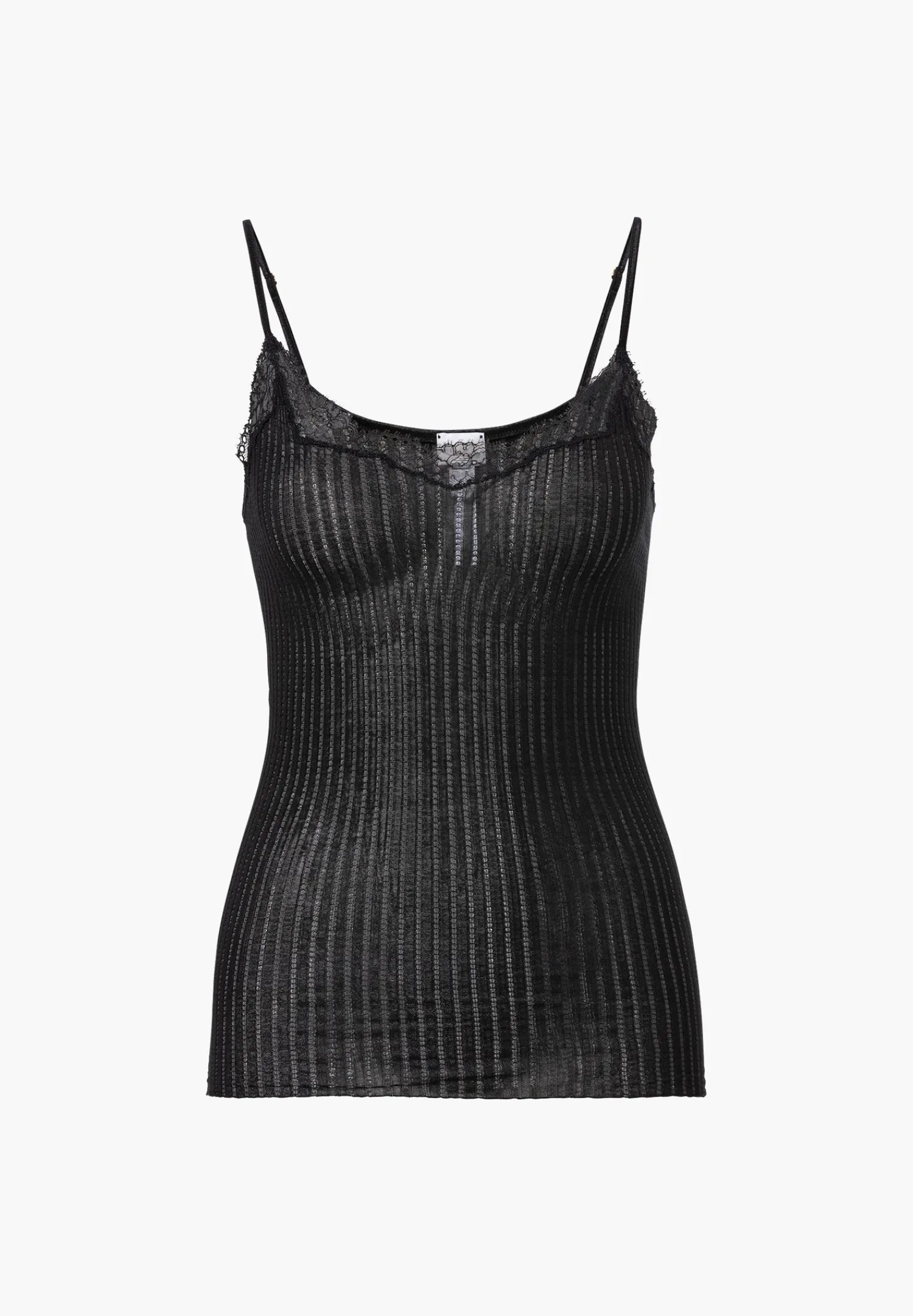 Maude Privé|Tops Spaghettis-Zimmerli Maude PrivéCaraco fines bretelles - black