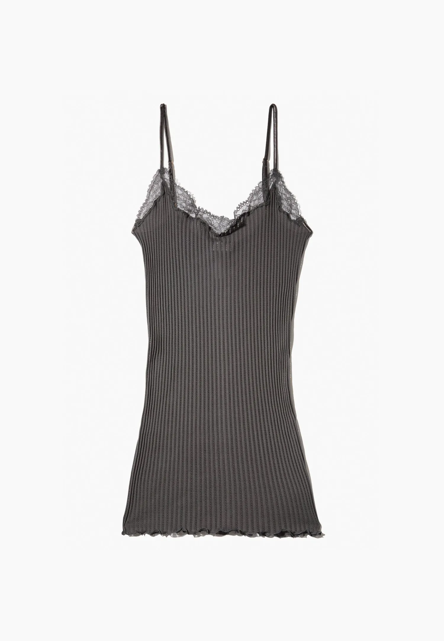 Maude Privé|Tops Spaghettis-Zimmerli Maude PrivéCaraco fines bretelles - graphite grey