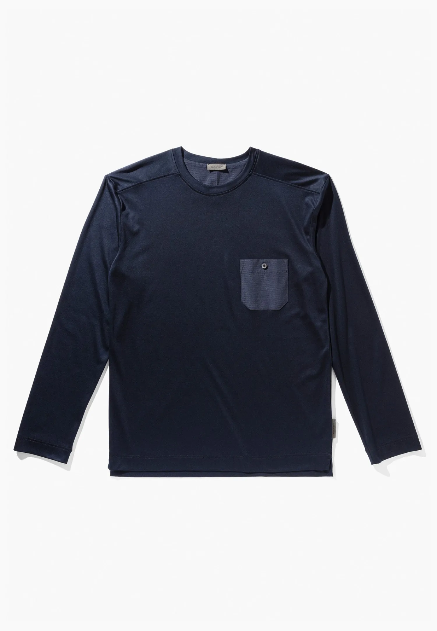 Modern Lounge|T-Shirts Manches Longues-Zimmerli Modern LoungeT-Shirt à manches longues - midnight