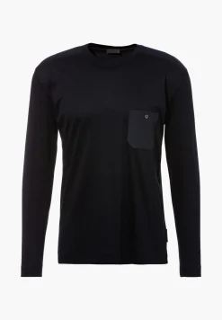 Modern Lounge|T-Shirts Manches Longues-Zimmerli Modern LoungeT-Shirt à manches longues - midnight