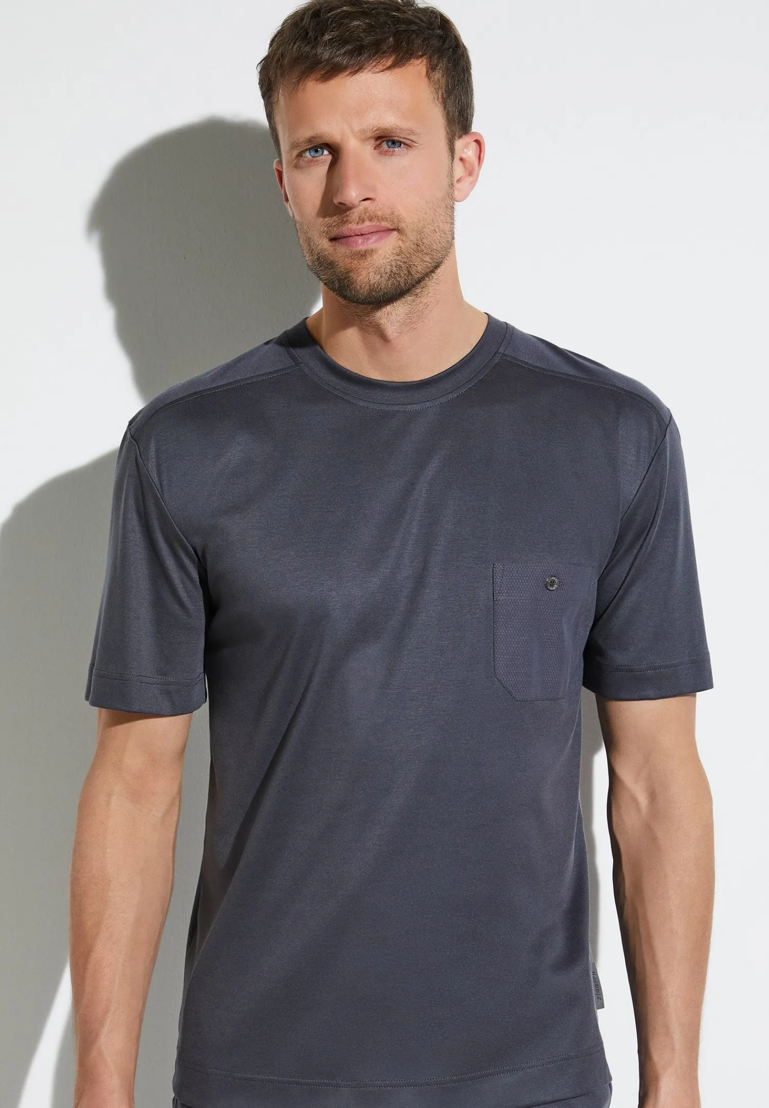 Modern Lounge|T-Shirts-Zimmerli Modern LoungeT-Shirt à manches courtes - phantom