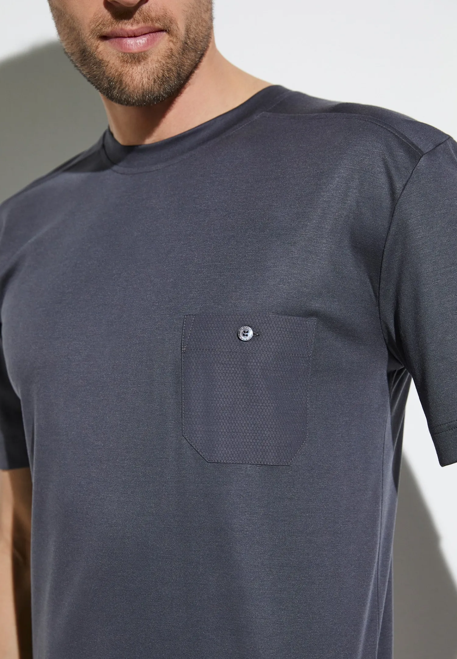 Modern Lounge|T-Shirts-Zimmerli Modern LoungeT-Shirt à manches courtes - phantom