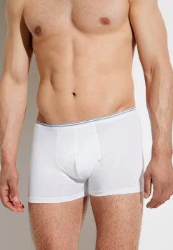 Pure Comfort|Caleçons Et Boxer Briefs-Zimmerli Pure ComfortBoxer Trunk - white