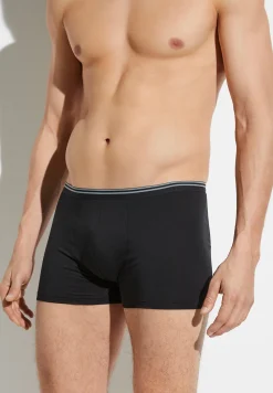 Pure Comfort|Caleçons Et Boxer Briefs-Zimmerli Pure ComfortBoxer Trunk - black