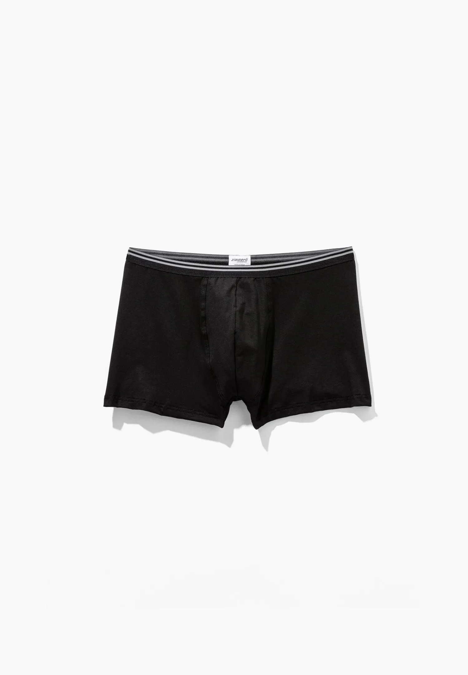 Pure Comfort|Caleçons Et Boxer Briefs-Zimmerli Pure ComfortBoxer Trunk - black