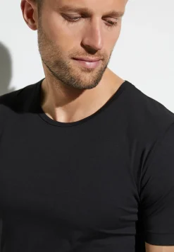 Pure Comfort|T-Shirts-Zimmerli Pure ComfortT-Shirt à manches courtes - black