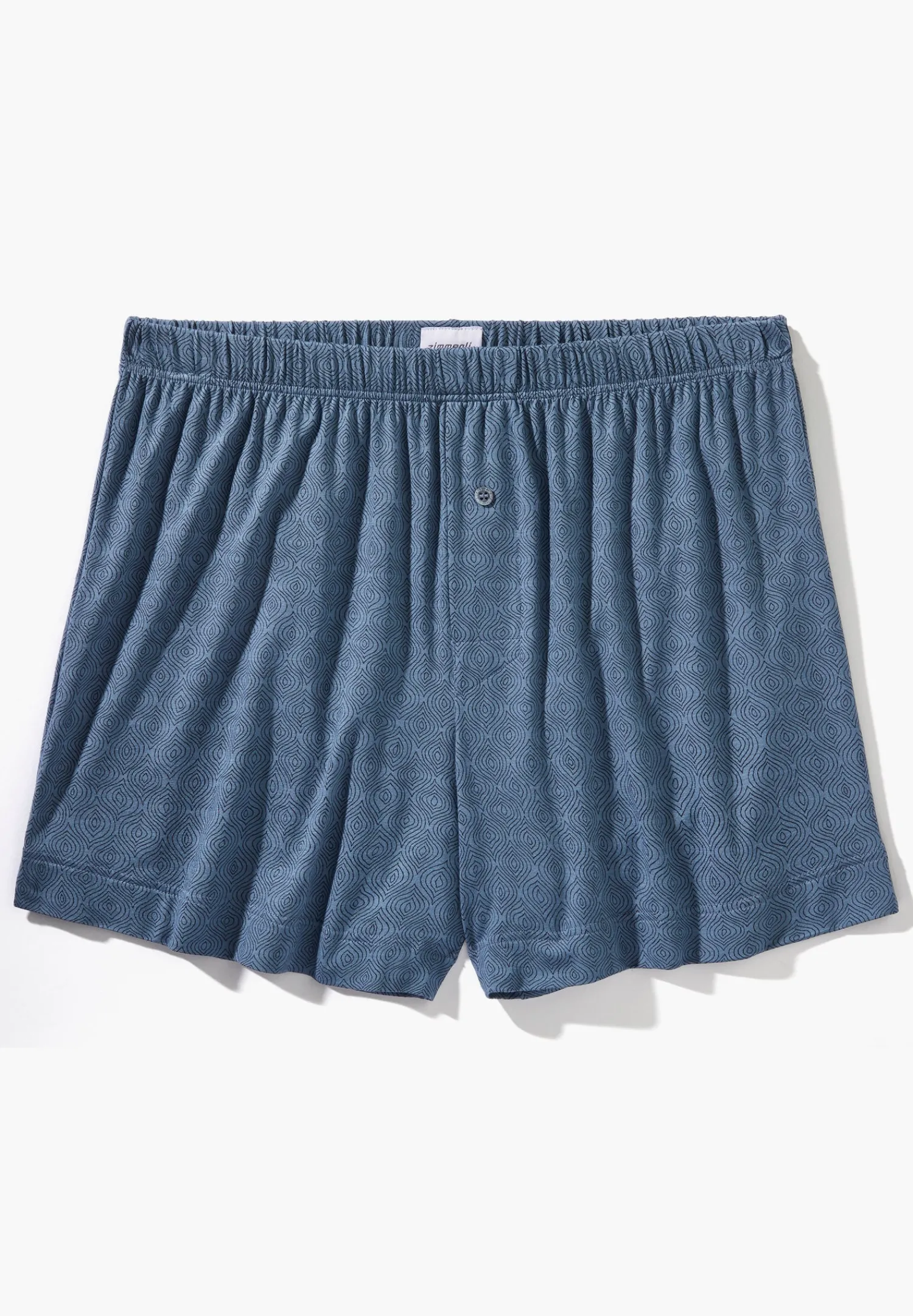 Boxershorts|Boxers-Zimmerli Pureness PrintBoxer - linear geo blue