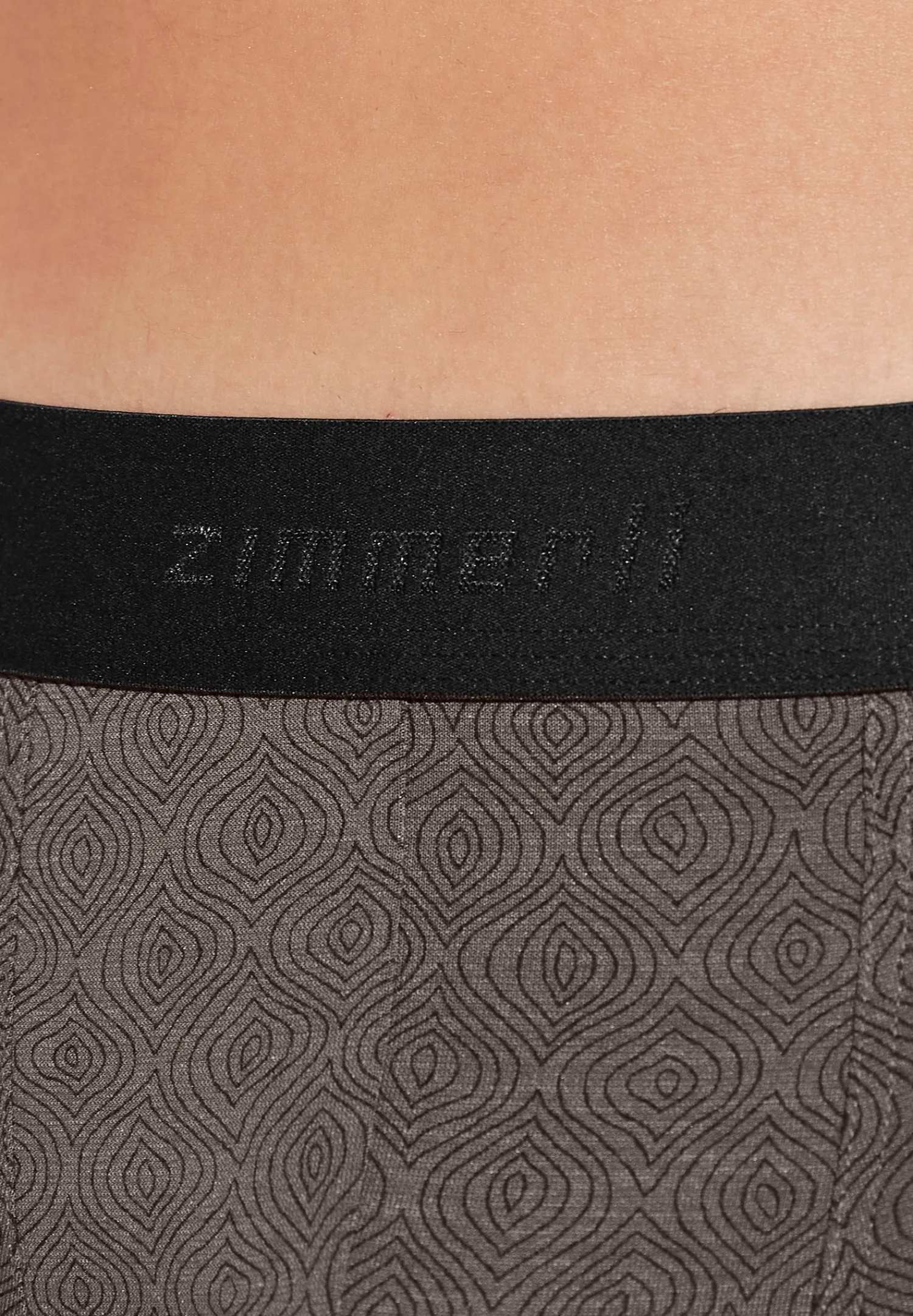 Caleçons Et Boxer Briefs-Zimmerli Pureness PrintBoxer Trunk - linear geo brown
