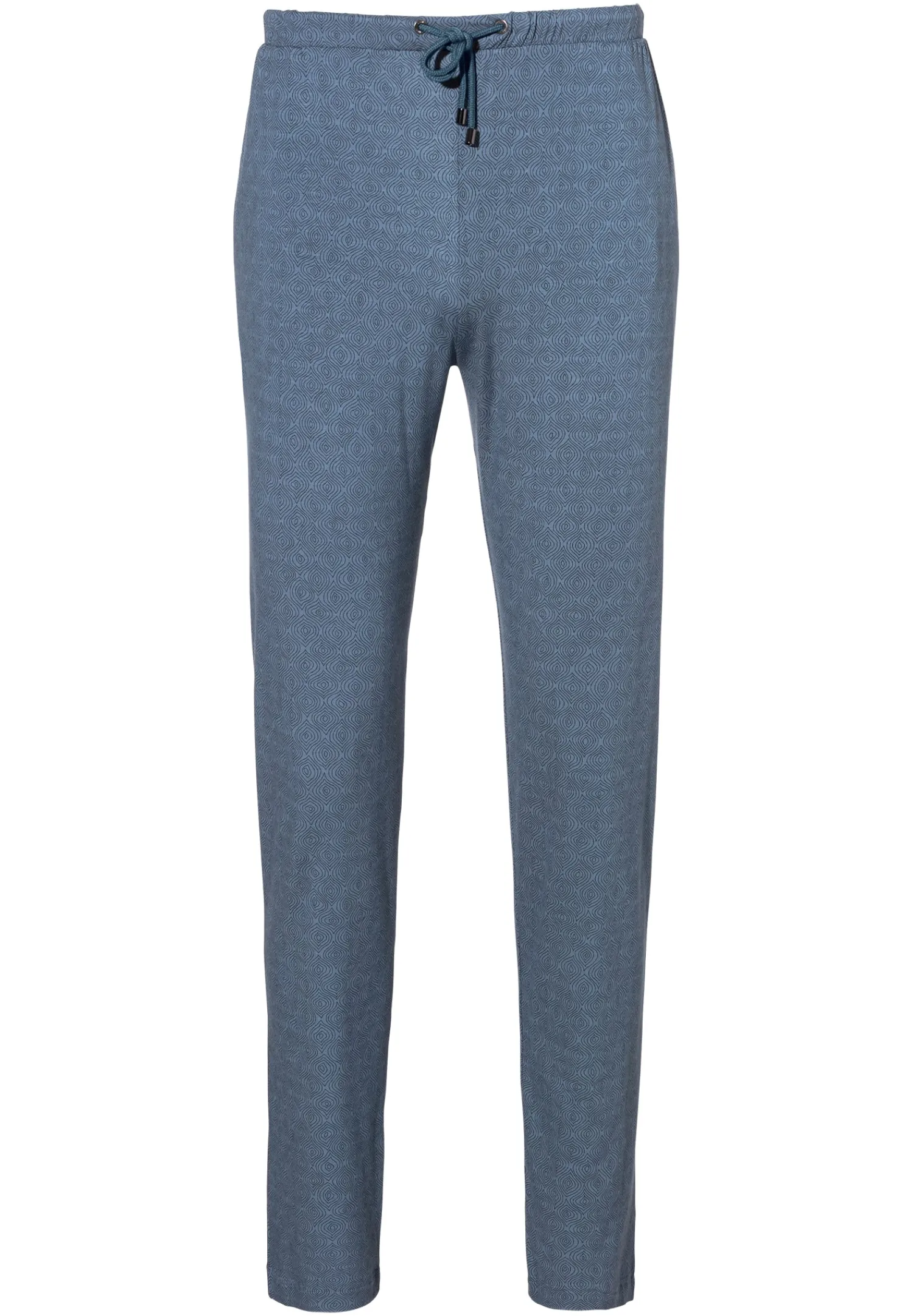 Pantalons|Pantalons-Zimmerli Pureness PrintPantalon - linear geo blue