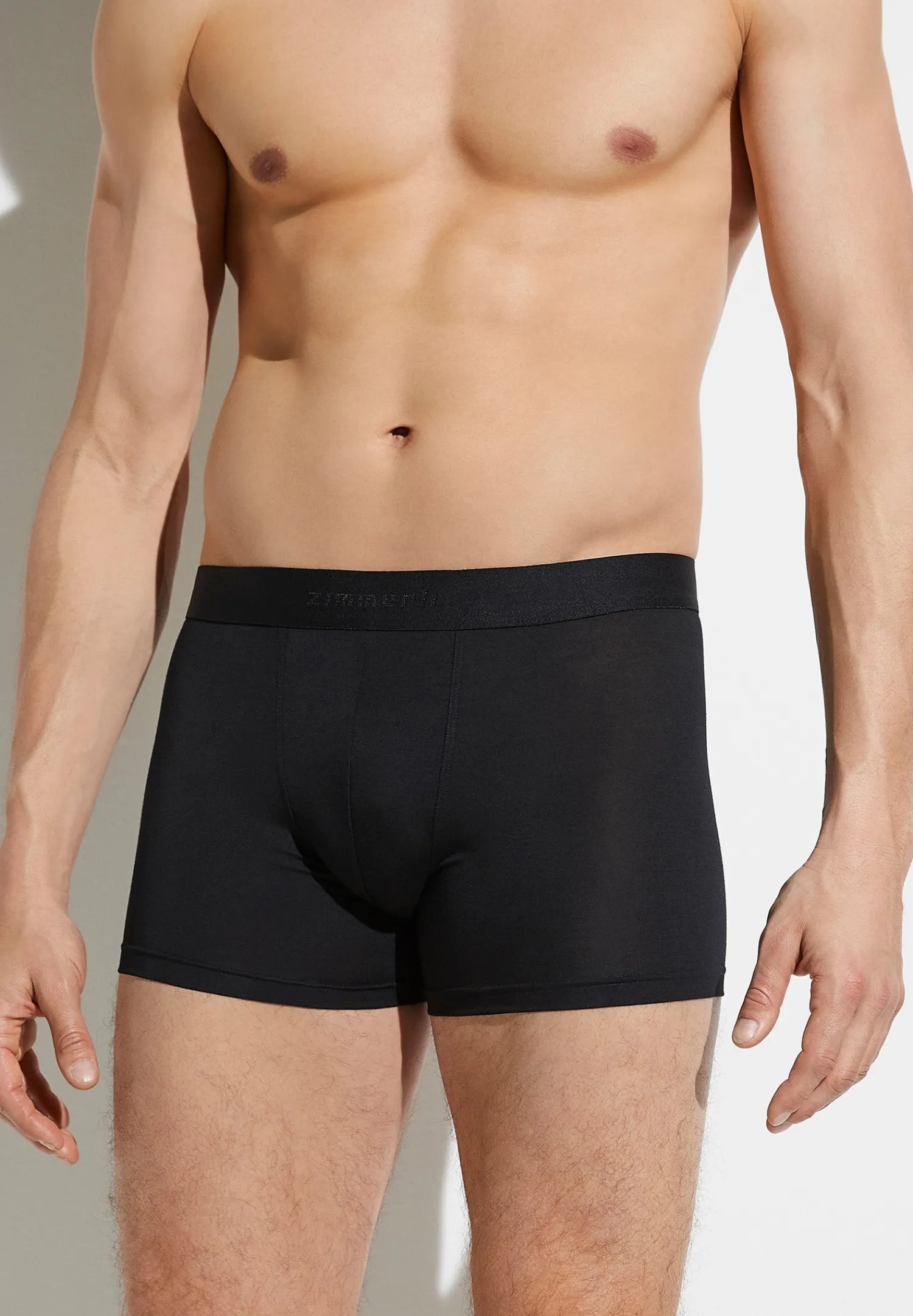 Pureness|Caleçons Et Boxer Briefs-Zimmerli PurenessBoxer Trunk - black