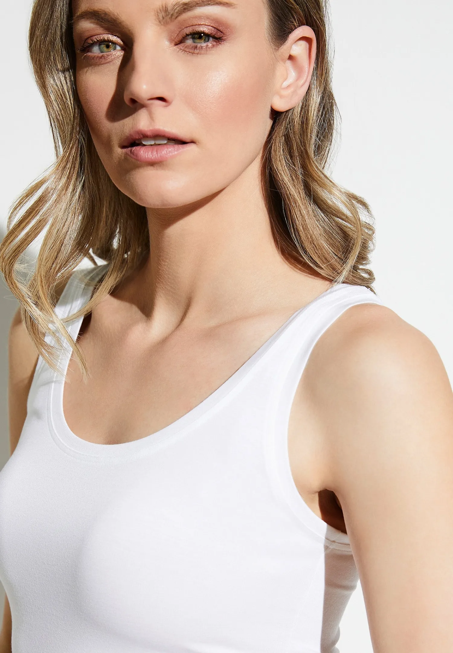 Pureness|Tops-Zimmerli PurenessTop - white