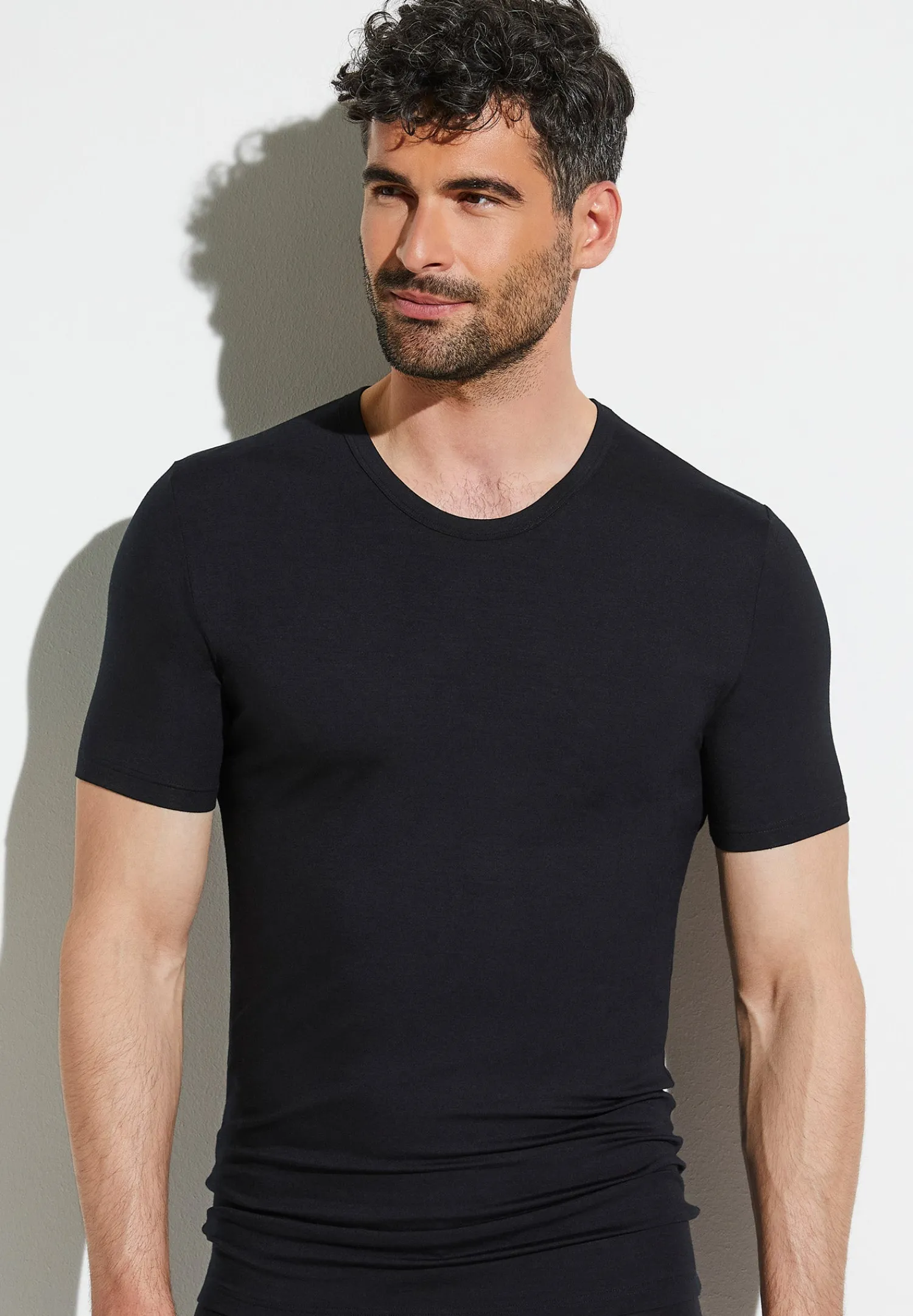 Pureness|T-Shirts-Zimmerli PurenessT-Shirt à manches courtes - black