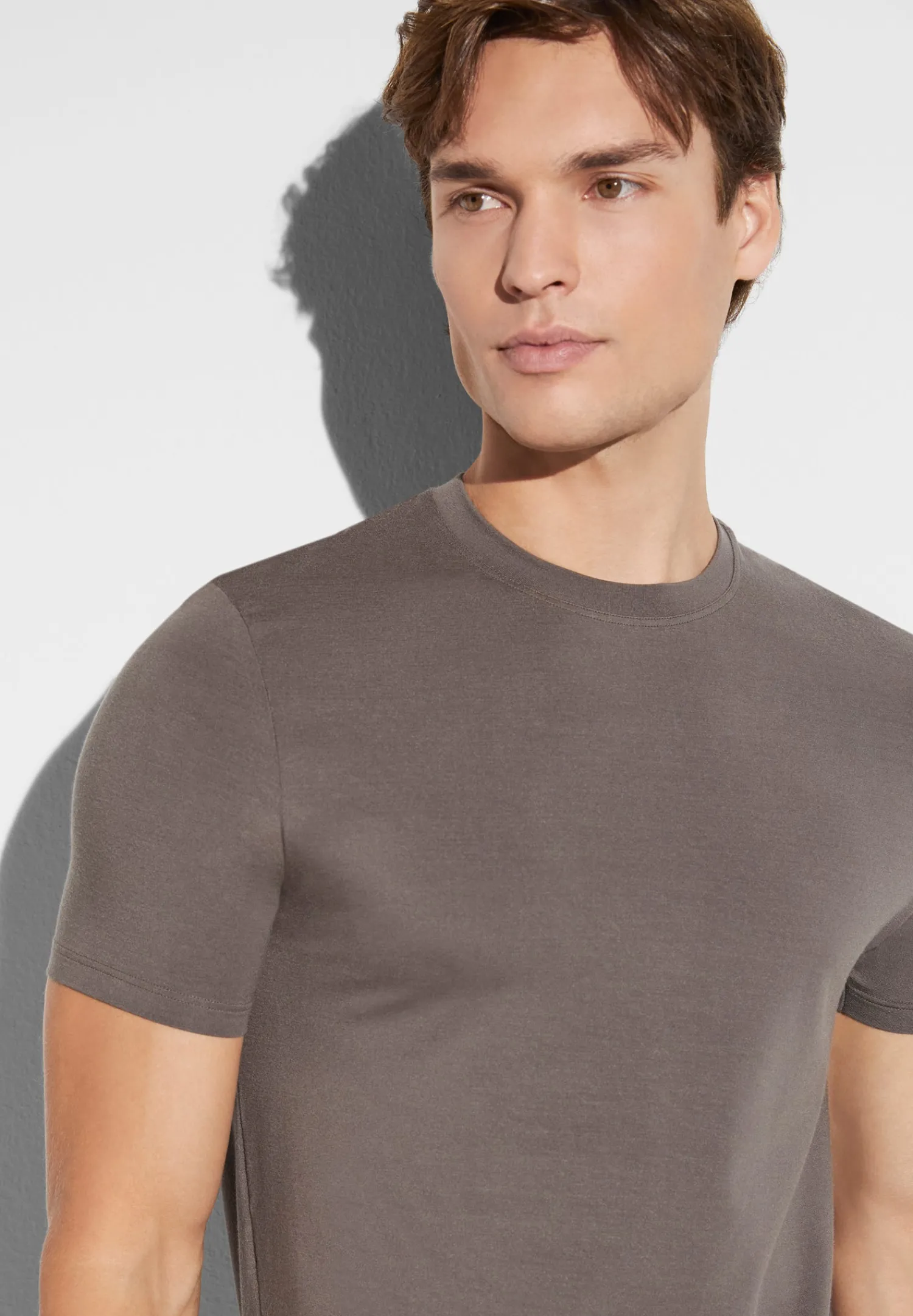 Pureness|T-Shirts-Zimmerli PurenessT-Shirt à manches courtes - maple wood