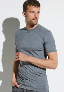 Pureness|T-Shirts-Zimmerli PurenessT-Shirt à manches courtes - grey mélange