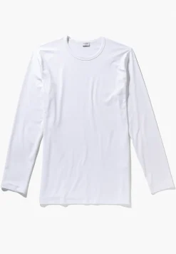 Pureness|T-Shirts Manches Longues-Zimmerli PurenessT-Shirt à manches longues - white