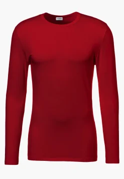 Pureness|T-Shirts Manches Longues-Zimmerli PurenessT-Shirt à manches longues - rouge