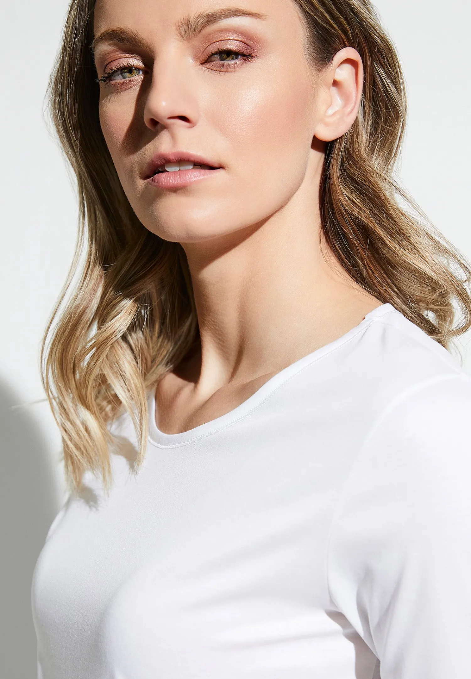 Pureness|T-Shirts À Manches Longues-Zimmerli PurenessT-Shirt à manches longues - white