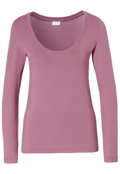 Pureness|T-Shirts À Manches Longues-Zimmerli PurenessT-Shirt à manches longues - mulberry