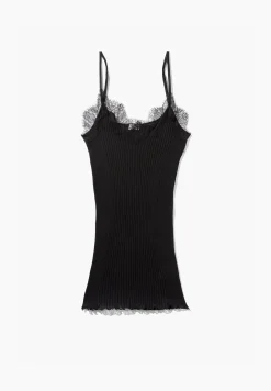 Richelieu|Tops Spaghettis-Zimmerli RichelieuCaraco fines bretelles - black